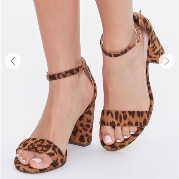 Forever 21 Shoes - ⚡️FLASH SALE⚡️ Forever 21 Wide leopard heels